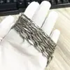 Corrente de suéter atacado de fábrica colar Joker corrente de semente de melão corrente de aço inoxidável com diamantes acessórios de moda masculinos e femininos corrente de clavícula