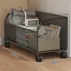 Cesta de Armazenamento para Banheiro com Rodas, Cesto de Roupa Suja Móvel, Prateleira Organizadora Suspensa para Debaixo da Pia