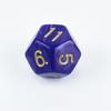 Tutorial de Mesa para Jogo de RPG com Dados de Acrílico: Jogo de Tabuleiro d12, Dados Transparentes de 12 Lados COC com Textura de Pérola (Cooperação transfronteiriça)