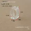 Clipe para Lâmpada Fluorescente T4/T5/T6/T7/T8/T10/T12/T16 Fivela Plástica Transparente Clipe de Fixação para Tubo Redondo