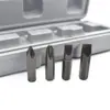 Ferramentas de hardware: Conjunto de 5 peças de chaves de fenda de impacto, quatro tipos de chaves de fenda de impacto, extrator de parafuso quebrado CRV