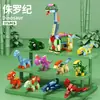 Mundo dos Dinossauros de Desenho Animado Pássaros Voadores e Insetos Partículas Minúsculas Compatível com Lego Brinquedos de Montagem Infantil Blocos de Construção Barracas de Rua Atacado