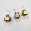 Conector Reductor de Rosca Gruesa Interior y Exterior de Cobre Puro Conversión de Diámetro Diferente Conector Directo de 3 puntos a 2 puntos Conector de Tamaño de Accesorios de 3 puntos 4 puntos