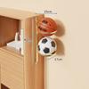 Estante de Almacenamiento para Baloncesto Gabinete Colgante en Pared Lateral Estante en Capas para Fútbol Hogareño Sin Clavos Estante de Almacenamiento para Voleibol Estante para Balones Estante de Colocación