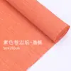 Papel de regalo para flores frescas de 48 colores, ramo de dibujos animados, materiales para arte floral DIY hechos a mano, papel crepé, papel con borde enrollado, papel crepé de color liso enrollado