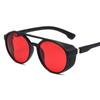 97373 Tendencia Europea y Americana Estilo Punk Nuevo Retro Gafas de Sol Redondas Gafas de Moda para Hombre y Mujer