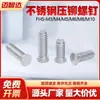 Tornillo Remache Autoperforante FHS-M2~M10 Cabeza Plana Cabeza Redonda Acero Inoxidable Lámina Metálica Gabinete Placa de Presión Tornillo Clavo En Stock Envío Rápido