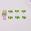 Lazo colorido dulces accesorios para arte de uñas resina lindos pequeños accesorios tridimensionales aretes DIY pinzas para el cabello decoraciones de uñas