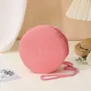 Bolso de Paja Bolso Tejido de Playa Nuevo Ingreso 2025 Estilo de Lujo Bolso Redondo Pequeño Tejido de Paja Bolso Cruzado para Teléfono Móvil Grande Mediano Pequeño
