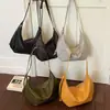 Transfronterizo 2026 Verano Nuevo Estilo 2026 Otoño/Invierno Nuevo Estilo Bolso de Mujer Versátil de Moda Bolso de Hombro Bolso de Cuero Suave con Patrón Tejido