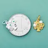 Plata de Ley S925 Chapada en Oro Colgante Árbol de la Fortuna Árbol del Dinero Multi-Tesoro Pulsera de Perlas DIY Collar Accesorios de Plata