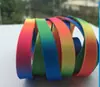 Zapatos Blancos de Degradado Colorido con Estampado de Patrón Arcoíris de Doble Capa, Cordones Brillantes, Cordones Multicolor al por Mayor Personalización