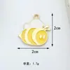 Accesorios para Joyería DIY Transfronterizos Estilo Pastoral Abejita Girasol Panal Mielera Aleación Colgante de Goteo de Aceite Llavero