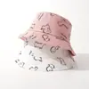 Primavera e Outono Novo Chapéu Infantil Desenho Animado Dinossauro Chapéu de Bebê Chapéu de Pescador Chapéu de Bebê Bonito Chapéu de Balde Protetor Solar Corta-vento