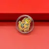 Oro Puro 999 Juego Completo de Doce Colores de Oro del Zodiaco Pegatinas para Teléfono Móvil para Exquisitos Regalos Navideños Shuibeike Mayoreo