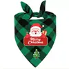 Toalha triangular para animais de estimação de Natal com estampa de cachorro e gato, lenço para animais de estimação, você pode fazer seu próprio padrão