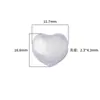 Plata Pura S999 Cepillada Vintage Corazón 3D Cuentas Espaciadoras Corazón de Plata Cuentas Hilo para Ensartar Accesorios de Plata DIY