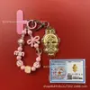 Chaveiro de Ouro Puro 999 Desenho Animado Pingente para Bolsa Dourado Decoração TikTok Live Atacado Loja Shuibeili