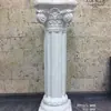 Casamento Coluna Romana Dourada Vaso de Flores Prateleira Guia de Estrada Listrado Europeu Troféu Fibra de Vidro Adereços de Casamento