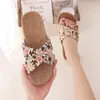 Pantuflas de lino para casa, para parejas, para interior, de madera, de algodón y lino, antideslizantes, con suela gruesa, para verano, para hombre y mujer.