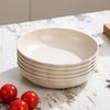 Plato Redondo Plato para Escupir Huesos Doméstico Plástico Mesa de Comedor Plato para Huesos Plato para Escupir Huesos Snacks Plato Pequeño Plato para Basura Almacenamiento Base