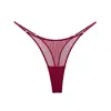 Dropshipping! 1803t Renda Sexy Tanga de Tira Fina Transparente Quente Sexy Calça T de Corte Alto para Mulheres