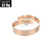 Nova pulseira transfronteiriça AliExpress Moda europeia e americana simples ouro rosa aberta ajustável pulseira anel de braço atacado