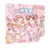 Nuevo Libro de Pegatinas de Juego de Disfraces para Niñas Xinmo, Pegatinas Energéticas de Maquillaje de Princesa para que Jueguen las Niñas Pequeñas