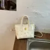Bolsa de mão da moda e super popular para comércio exterior, nova bolsa versátil feminina para o verão de 2026, bolsa transversal com toque de luxo, bolsa tote pequena