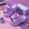 Tamancos Antiderrapantes de Verão para Interior para Meninos e Meninas, Sandálias Fechadas Antiderrapantes Princesa Elsa Eva Atacado