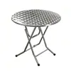 Mesas y Sillas Plegables Estilo Hong Kong, Tienda de Agua de Azúcar, Puesto de Barbacoa, Sofá de Cabina, Tienda de Postres, Mesa y Sillas de Comedor de Acero Inoxidable, Mesa Redonda de Restaurante de Té