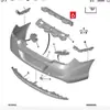 Adequado para o quadro do para-choque traseiro Peugeot 308 da Dongfeng, suporte central do para-choque traseiro, quadro do para-choque 9674807980