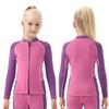 Wetsuit Infantil de Duas Peças 3mm, Blusa Rash Guard Água-Viva, Calça de Natação Profissional, Espessada, à Prova de Frio, Quente, em Estoque na Fábrica