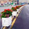 Barandilla Protectora de Acero Inoxidable para Maceteros Municipales Soporte de Flores para Exteriores de Hierro Forjado Valla Combinada Móvil Fabricante de Maceteros para Zonas Escénicas Aleación de Aluminio