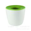 Mini vaso de flores simples sem furo Conjunto criativo de 3 peças com ranhura hidropônica cultura de solo logotipo imprimível DPP001