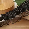 Cinta con Adorno de Encaje a Cuadros Estilo Chanel Lazo Hecho a Mano DIY Accesorios para el Cabello Zapato y Sombrero Caja de Regalo Decoración de Flores Cinta