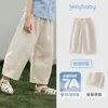 [Preço de Liquidação] Calça Casual Infantil Feminina 2026 Novo Verão Infantil Respirável Antibacteriana de Pernas Retas Longa Roupa de Verão para Bebê