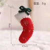 Novas Meias de Decoração de Natal Transfronteiriças Cena de Floco de Neve Árvore Material Decoração Atmosfera Loja Boneca Arranjo Enfeites