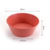 Bol para ensalada creativo de alto valor transfronterizo, material de PP engrosado, bol para fruta de desayuno, bol para fideos instantáneos, bol de plástico anticaída, venta al por mayor