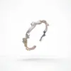 Pulsera de Lazo Plateada, Lujo Ligero, Nicho, Pulsera Exquisita y de Gama Alta para Niñas, Nuevo Estilo Caliente 2026 Pulsera para Mejor Amiga