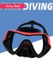 Gafas de buceo nuevas para hombre y mujer adultos, montura grande, espejo de silicona, máscara de esnórquel, gafas de buceo totalmente secas, equipo, transfronterizo