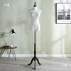 Suporte de Exibição Modelo Adereços Loja de Roupas Manequim Corpo Inteiro Vitrine Manequim Vestido de Noiva Suporte de Manequim Meio Corpo Feminino