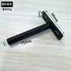 Soporte de Pared para Estante Soporte Oculto para Estante Soporte para Estante Flotante Recto Negro Accesorios de Ferretería para Pared