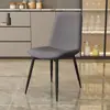 Silla de Oficina Minimalista Moderna de Lujo Ligero con Respaldo, Silla de Comedor de Hierro Nórdico de Lujo Ligero para Hogar, Restaurante, Escritorio, Hotel y Taburete de Reunión