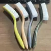 Escova de Sapato Cabo Longo Versão Estendida Escova Especial para Lavar Sapatos Multifuncional Cabo Longo Uso Doméstico Cerdas Duras Banheiro Cerdas Macias