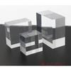 Suporte Exibidor Quadrado de Cristal Acrílico para Cosméticos Suportes para Joias Suporte de Exibição de Plexiglass Base de Exibição para Joias