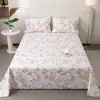 Sábana de Algodón Puro Pieza Única 100% Algodón Dormitorio Estudiantil Cubierta de Cama Individual para Niños Verano Engrosado Clase A Colcha al por Mayor