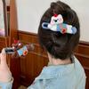 Clip de Lazo de Cachorro de Dibujos Animados de Alta Gama para Mujer 2025 Nuevo Estilo Clip de Tiburón para Cabello en la Parte Posterior de la Cabeza con Gran Volumen de Cabello