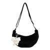 Bolso de felpa transfronterizo para otoño e invierno, nuevo modelo de moda 2024 para mujer, bolso tipo bola de masa peludo, textura, bandolera de estilo extranjero