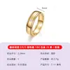 Anillo de Plata S925 con Moissanita de Piedra Única y Doble Banda para Hombres, Suministro Directo de Fábrica, Joyería Exquisita de Lujo Ligero